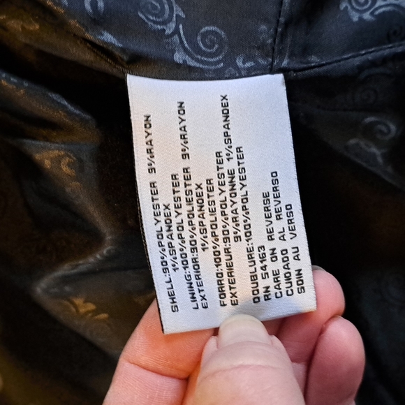 Practically new JESSICA SIMPSON charcoal gray jacket/coat. Sz m - Picture 9 of 10